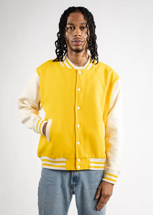 Yellow Varsity Heavy Blend Fleece SweatShirt