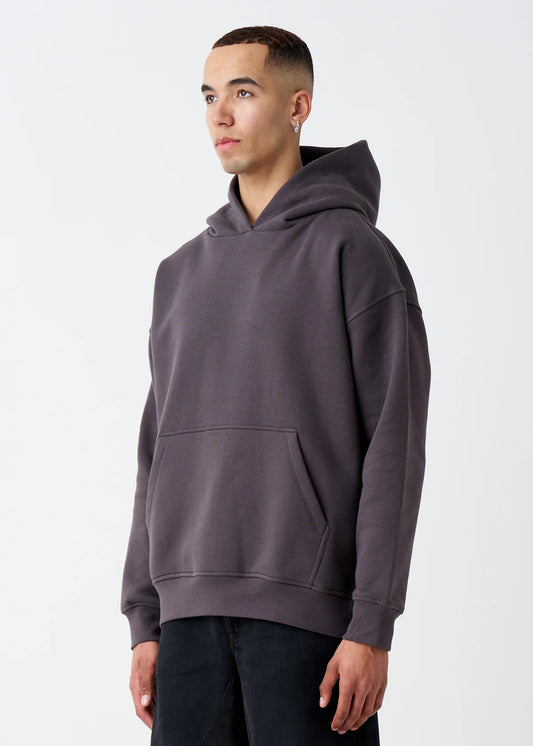 14 OZ Shadow Drop Shoulder Basic Hoodie