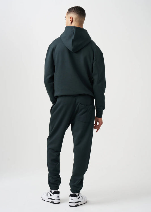 14 OZ Dark Green Fleece Sweatpant
