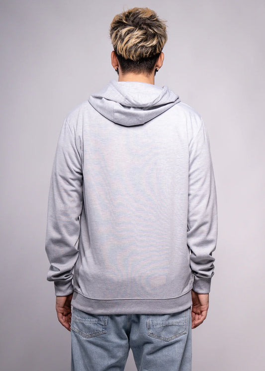 Gray Tech Hooded SweatShirt