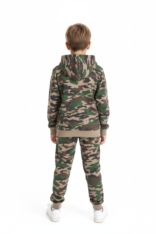 Camo Heavy Blend Kids SweatShirt