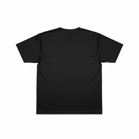 Black Polyester T-Shirt