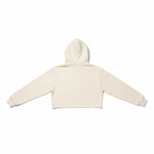Off-White Hooded Crop Top
