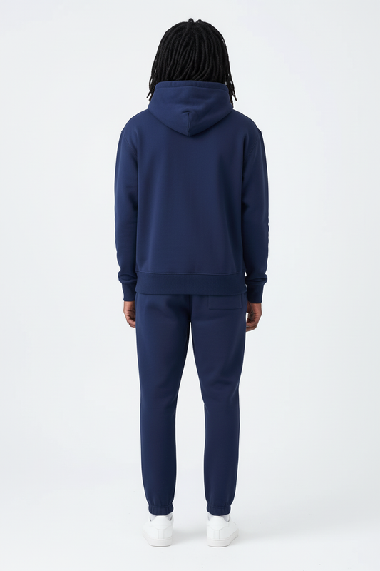 14 OZ Navy Heavyweight Fleece Sweatsuit