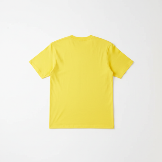 Yellow Combed Cotton T-Shirt