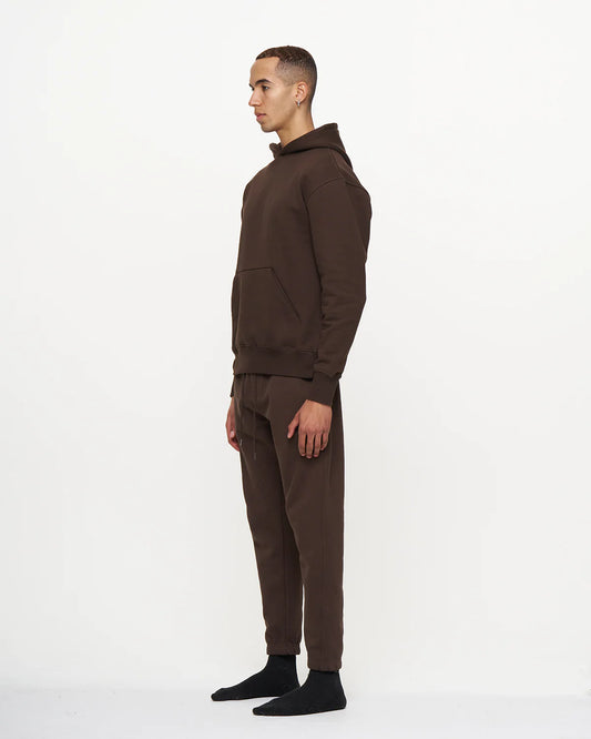 14 OZ Brown Heavyweight Fleece SweatSuit