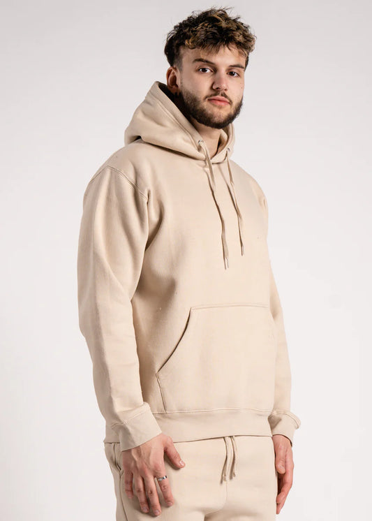 10 OZ Sand Heavy Blend Fleece Hoodie