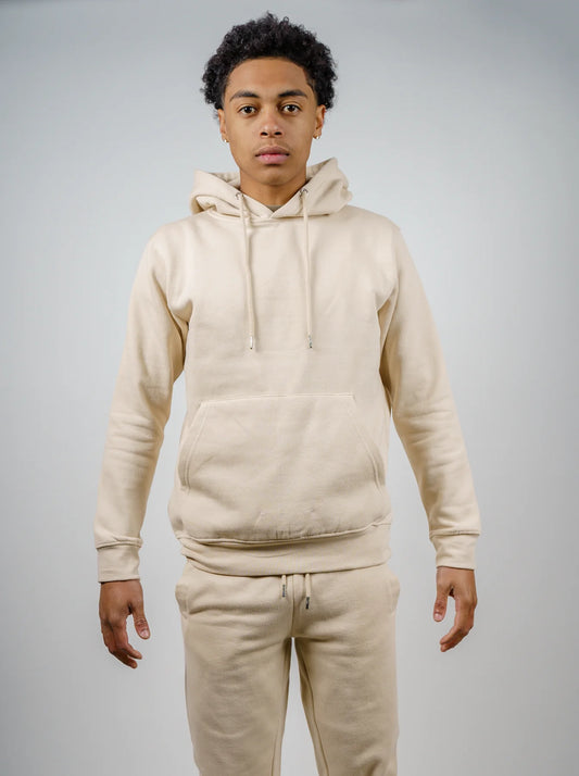 12 OZ Sand Tight Fleece Hoodie