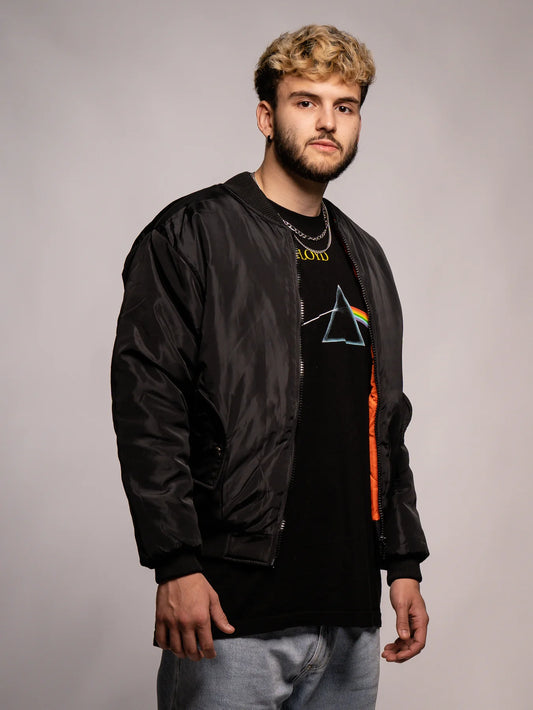 Black Bomber Jacket