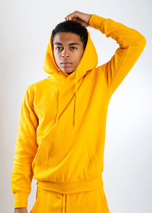 10 OZ Gold Heavy Blend Fleece Hoodie