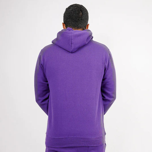10 OZ Purple Heavy Blend Fleece Hoodie