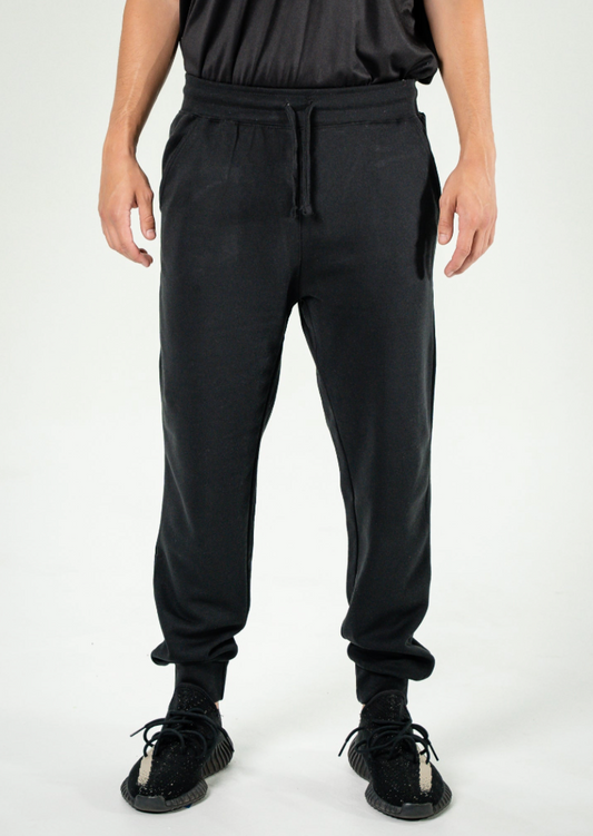 10 OZ Black Heavy Blend Fleece Sweatpant