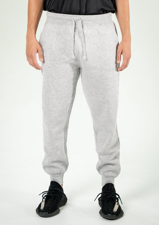 10 OZ Gray Heavy Blend Fleece Sweatpant