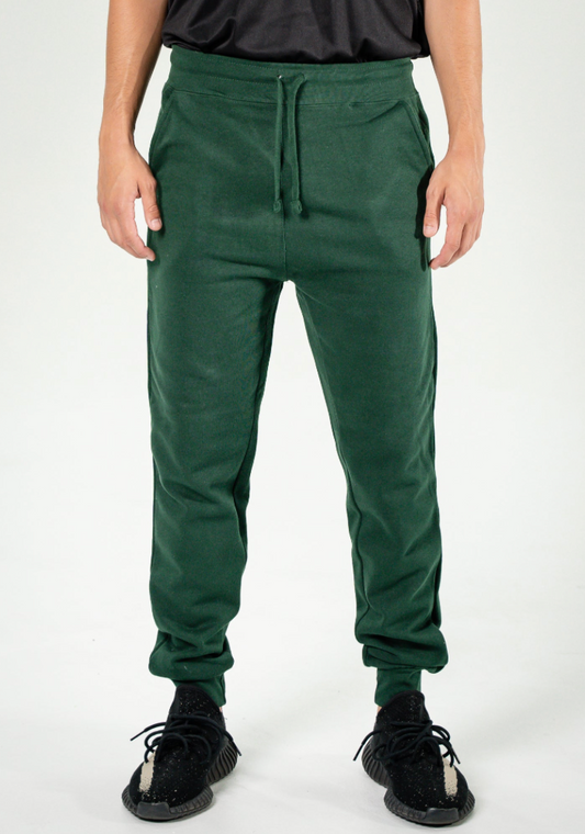 10 OZ Hunter Green Heavy Blend Fleece Sweatpant