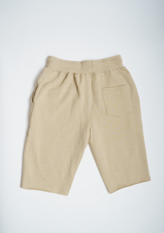 Sand Raw Edge SweatShort