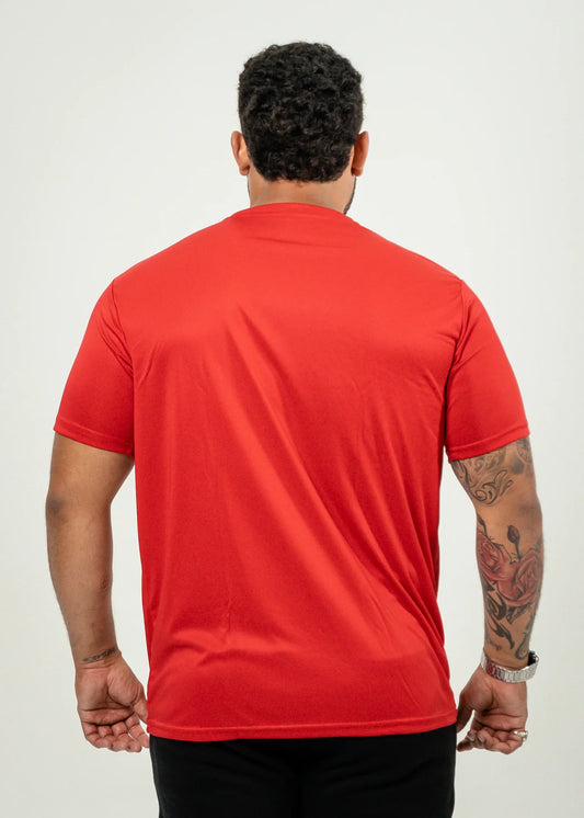Red Polyester T-Shirt
