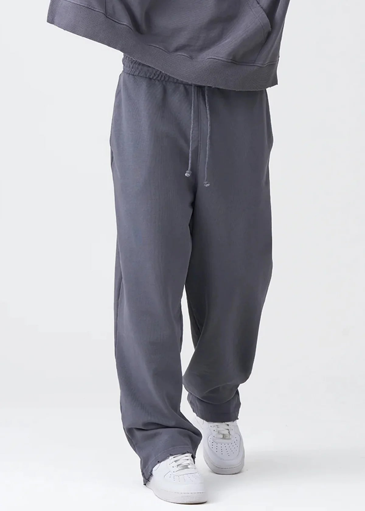 14 OZ Shadow Washed French Terry Oversized Distressed Sweatpant