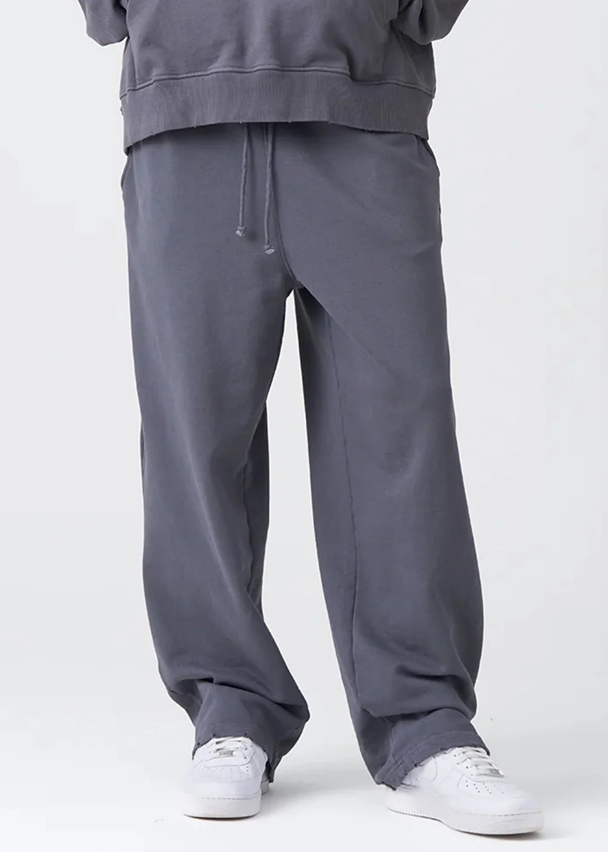 14 OZ Shadow Washed French Terry Oversized Distressed Sweatpant