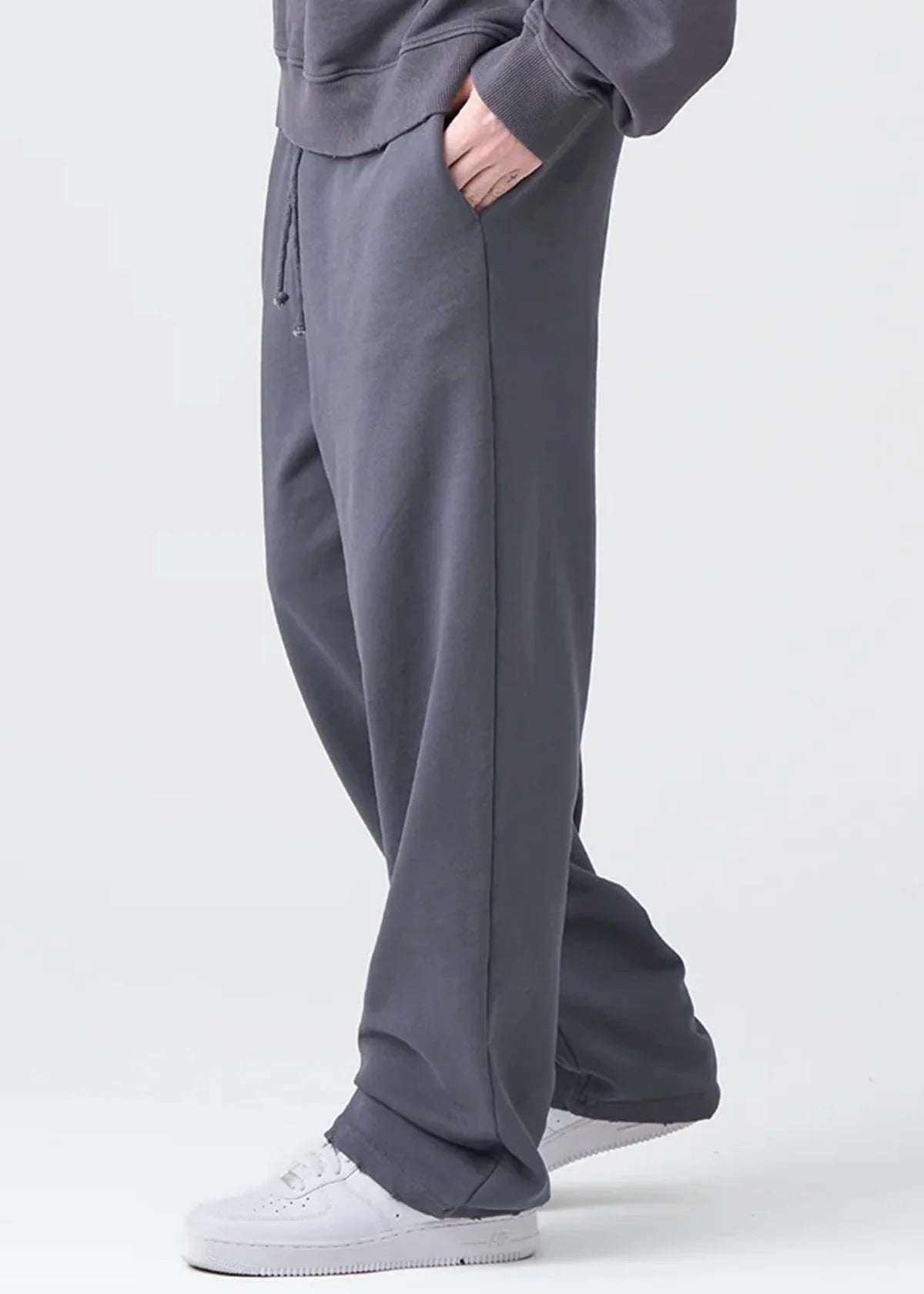 14 OZ Shadow Washed French Terry Oversized Distressed Sweatpant