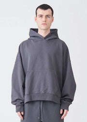 14 OZ Shadow Distressed French Terry Hoodie