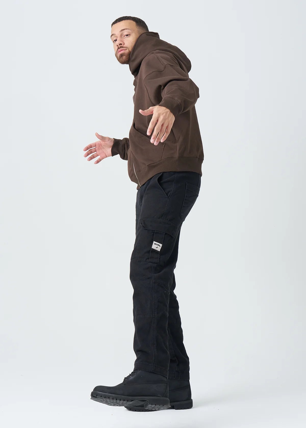 Joe's USA Men's Super Heavyweight Full-Zip Sweatshirt - 12oz Fleece, Sizes XS To 4XL, Cadet Collar, Front Pockets