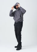 14 OZ Dark Gray Oversized Heavyweight Full-Zip Sweatshirt