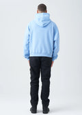 Powder Blue Oversized Heavyweight Full-Zip Sweatshirt