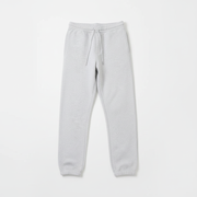 14 OZ Gray Fleece Sweatpants Flat Lay