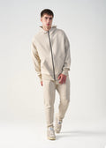 12 OZ Beige Tech Tracksuit