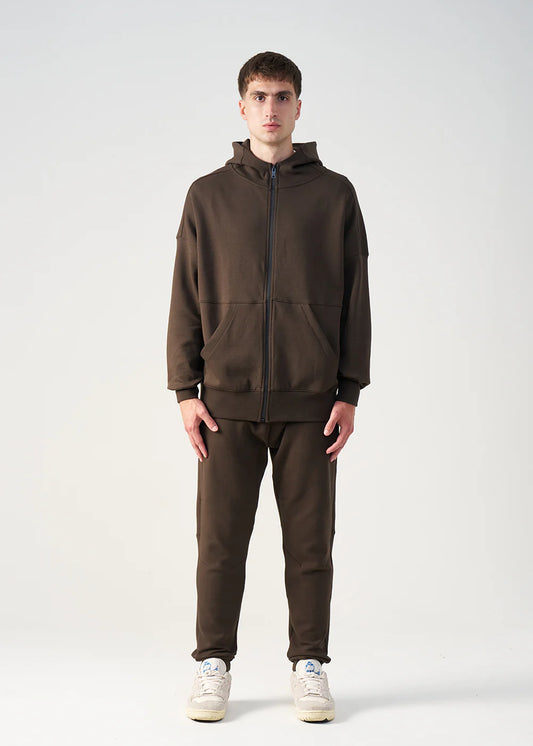 12 OZ Brown Tech Tracksuit