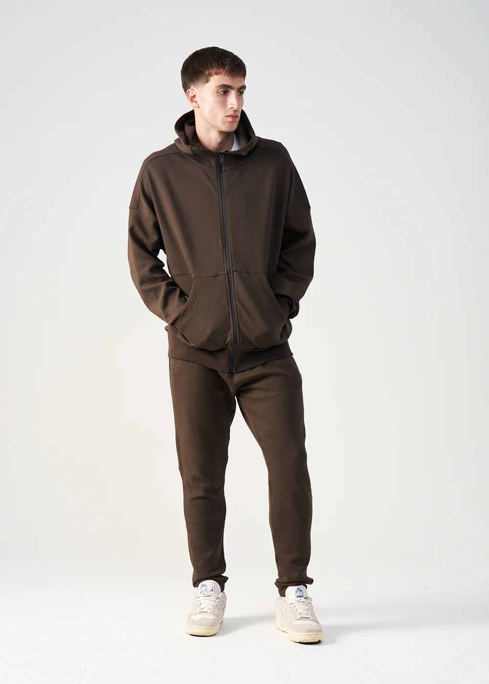 12 OZ Brown Tech Tracksuit