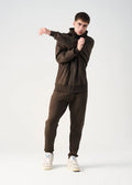 12 OZ Brown Tech Tracksuit