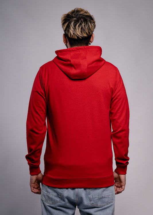 Red Tech Hooded SweatShirt