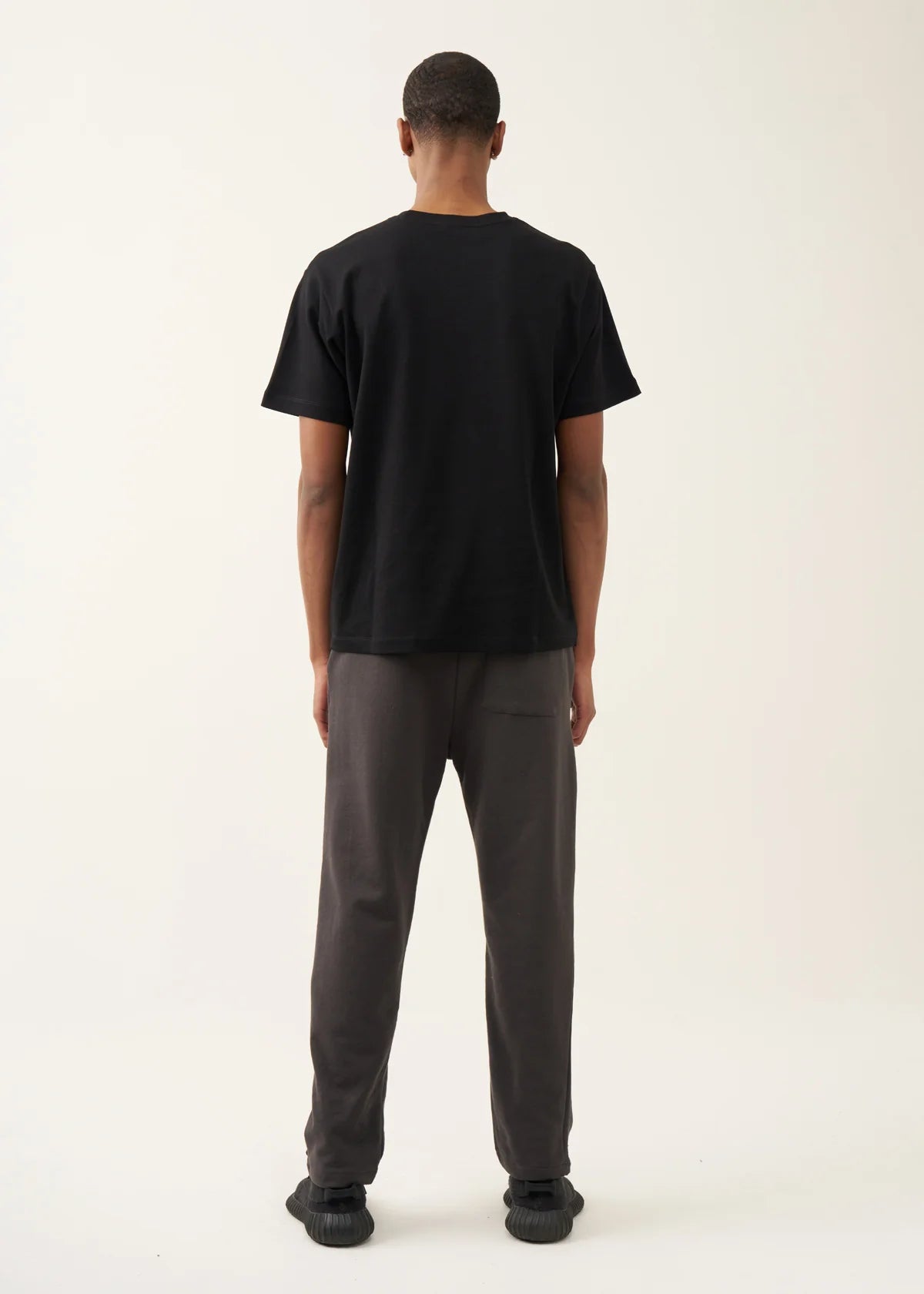 10 OZ Dark Gray 3D Stitch Open Bottom Fleece Sweatpant