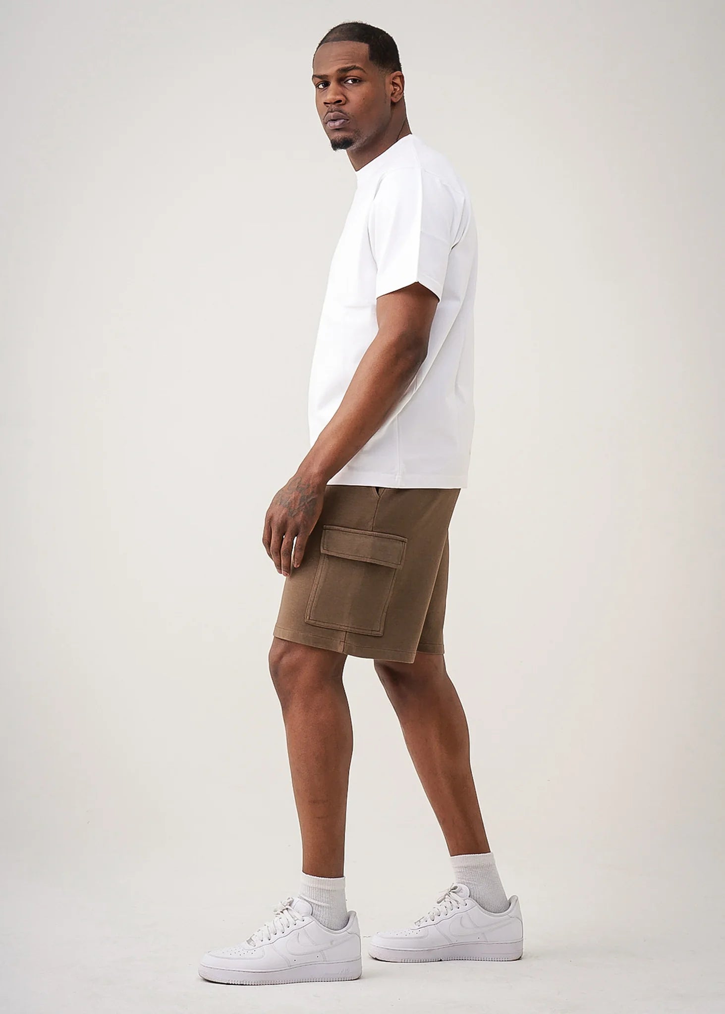 10 OZ White Heavyweight Cotton T-Shirt