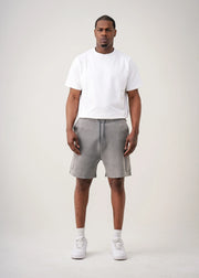 14 OZ Gray Garment Dye Interlock Cargo Short