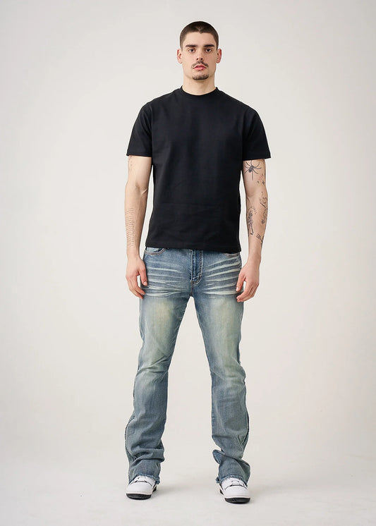 Black 10 oz Heavyweight Cotton T-Shirt