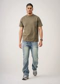 Khaki 10 oz Heavyweight Cotton T-Shirt