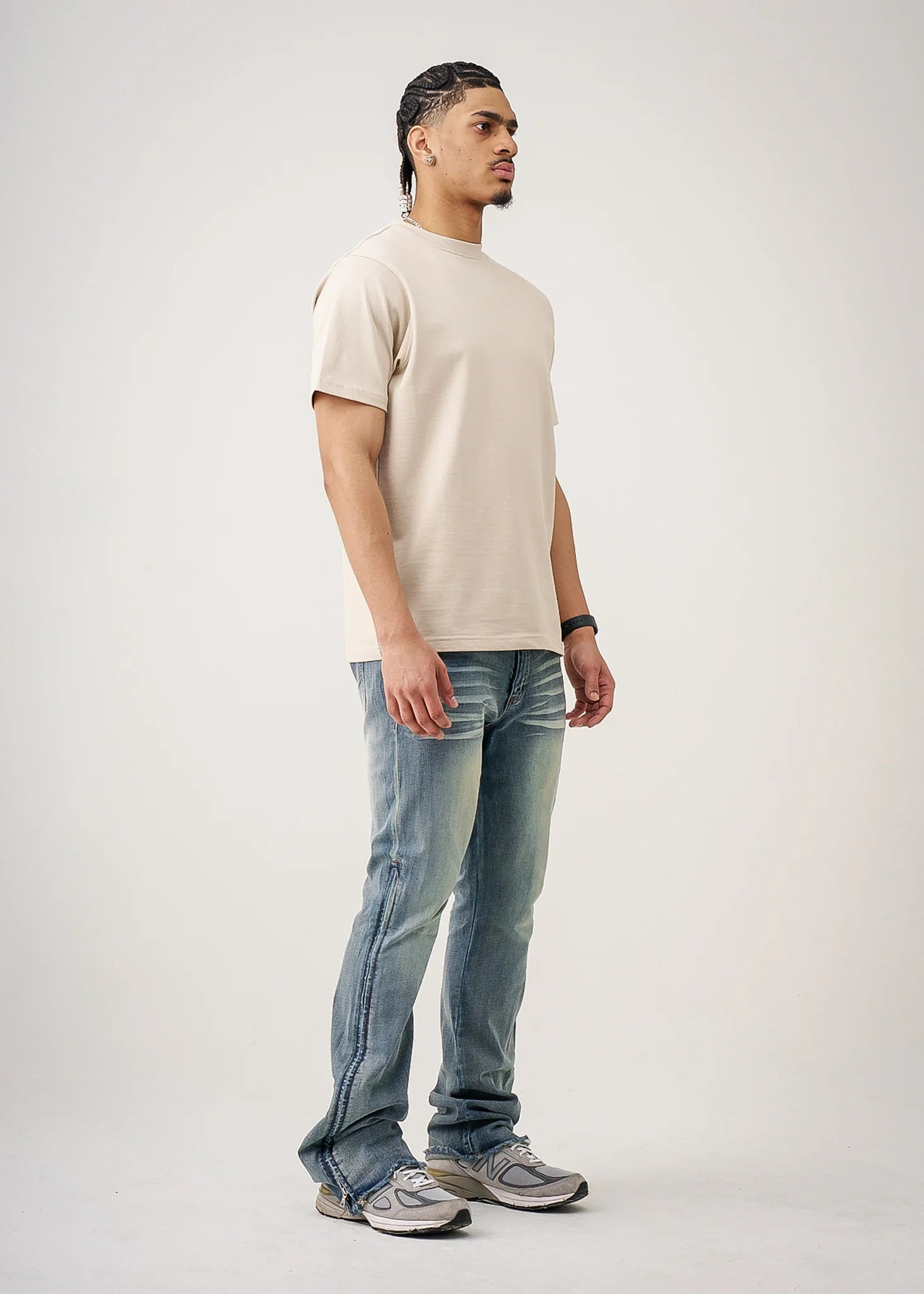 10 OZ Sand Heavyweight Cotton T-Shirt