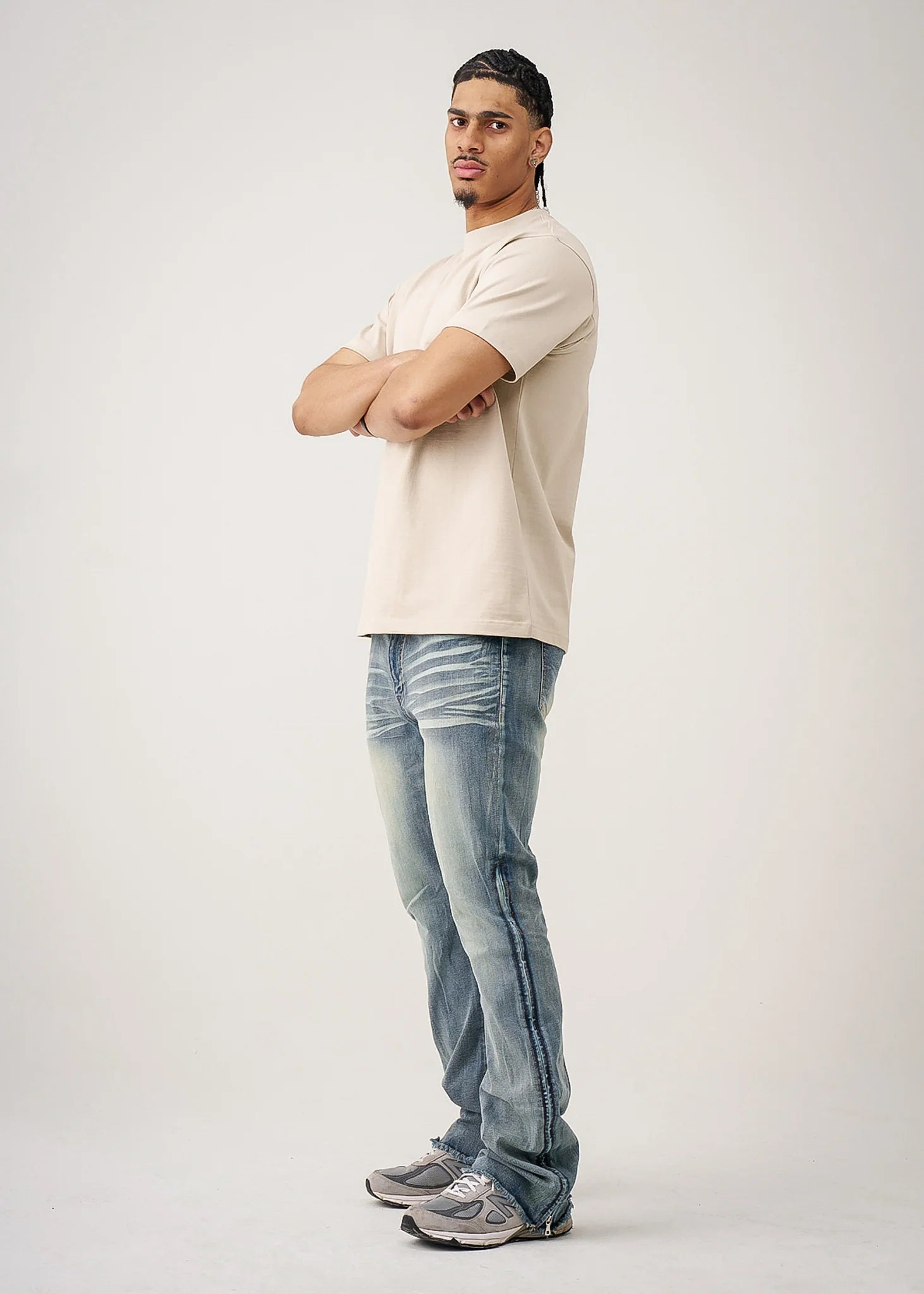 10 OZ Sand Heavyweight Cotton T-Shirt