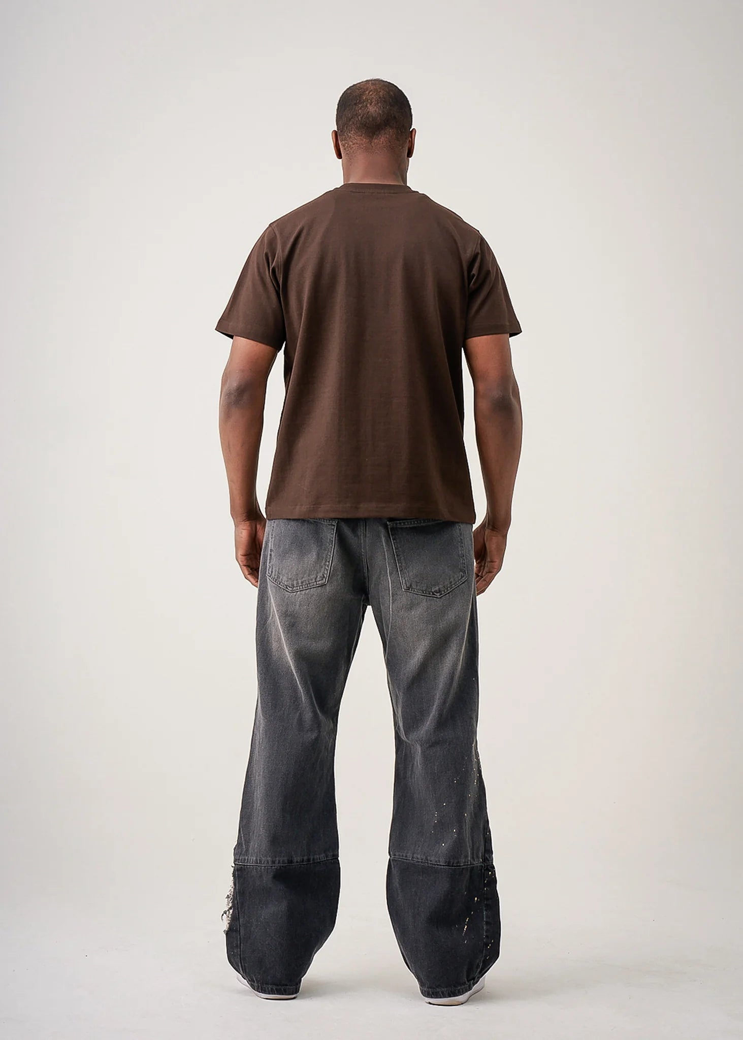 10 OZ Brown Heavyweight Cotton T-Shirt