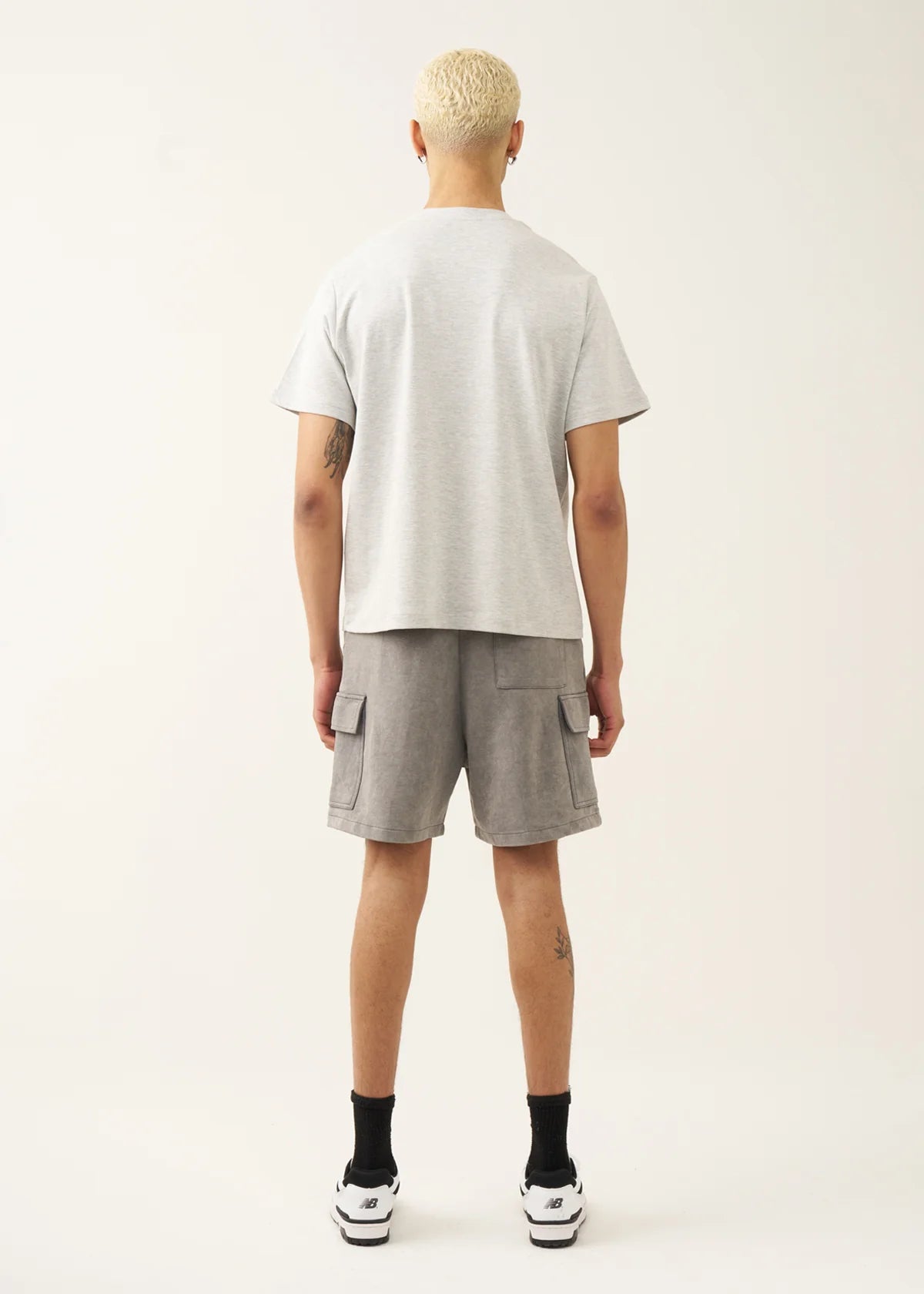 7 OZ Gray Premium Interlock T-shirt