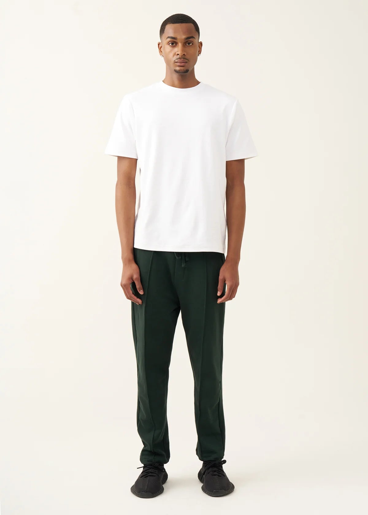 7 OZ White Premium Interlock T-shirt