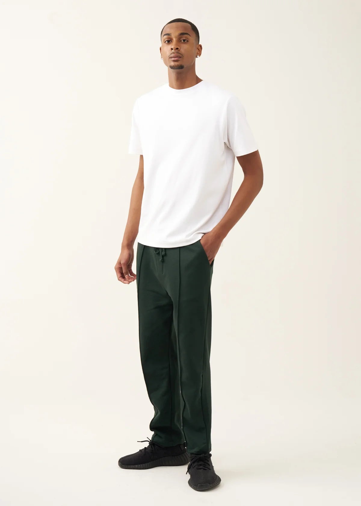 7 OZ White Premium Interlock T-shirt