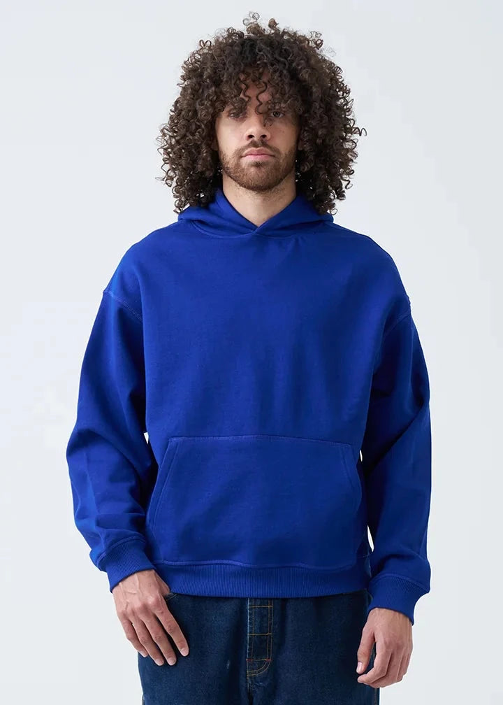 14 OZ Blue Oversized Urban Hoodie