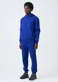 14 OZ Blue Heavyweight Fleece Sweatsuit