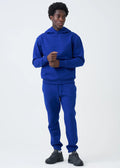 14 OZ Blue Heavyweight Fleece Sweatsuit