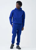 14 OZ Blue Heavyweight Fleece Sweatsuit