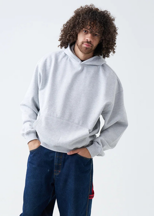 14 OZ Gray Oversized Urban Hoodie