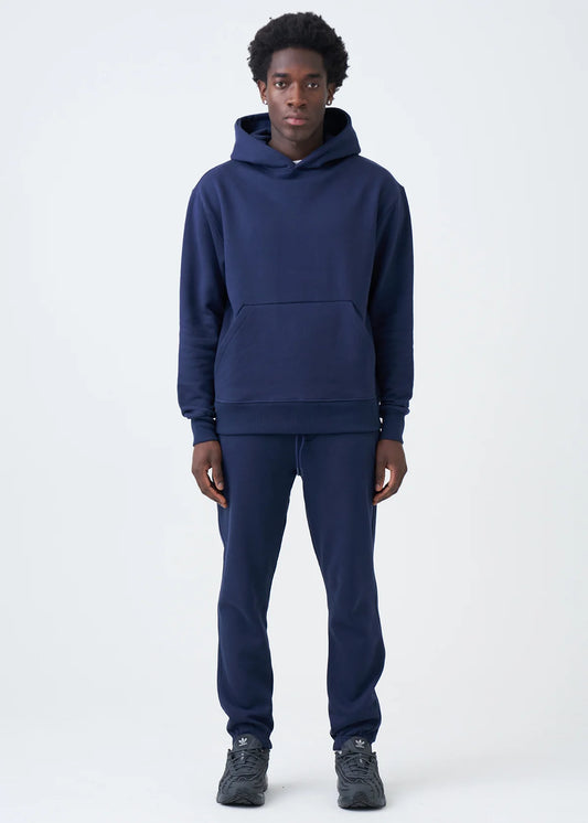 14 OZ Navy Heavyweight Fleece Sweatsuit